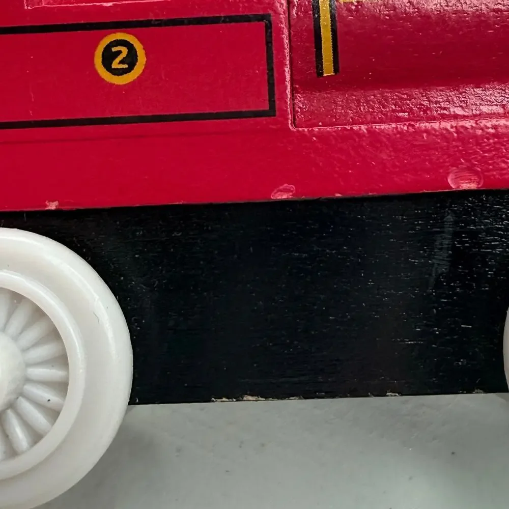 Thomas & Friends Wooden Railway Rheneas #2 2003 Train Engine Learning Curve